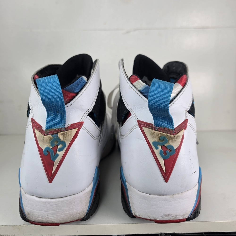 Size 11.5 - Air Jordan 7 Orion Retro Sneaker Shoes 2010 White 304775-105 No Box - Picture 4 of 9